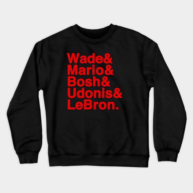 2013 Miami Basketball Crewneck Sweatshirt by huckblade